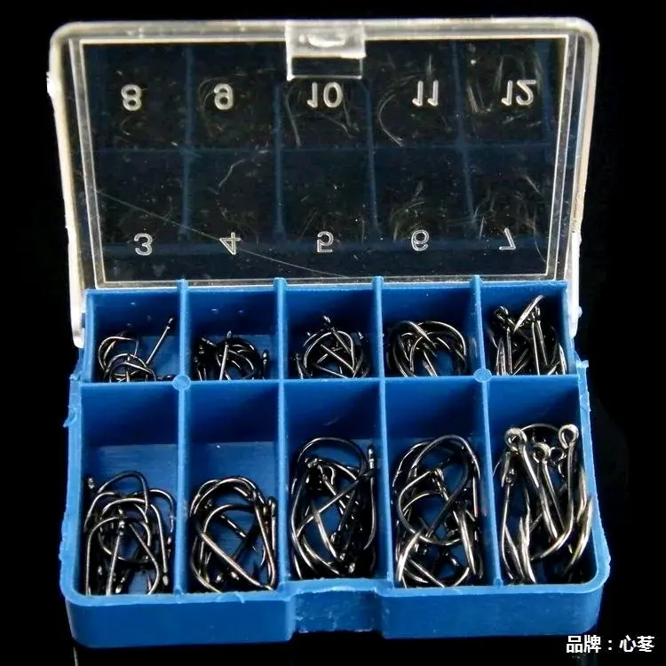 Kail Mix Carbon 100pcs Silver (No 3-12) kail 1pack Ikan Pancing Umpan 0