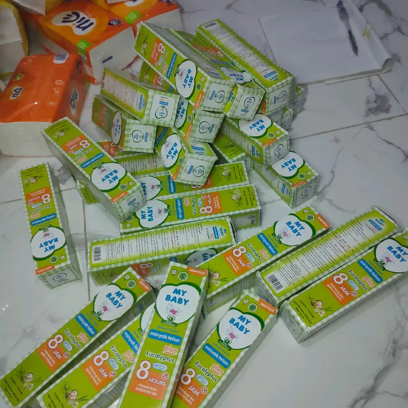 MY BABY minyak telon plus 150ml perlindungan nyamuk 8jam eucalypstus lavender 6