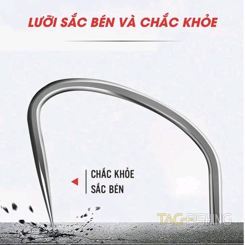 Lưỡi Câu GUF Mộc Long ( Dáng Vuông ) 4