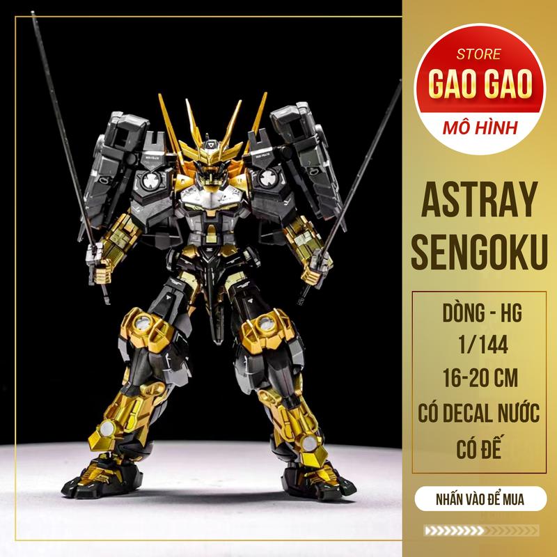 (Bản đặc biệt) Combo mô hình Gundam HG 1/144 Astray Sengoku giá rẻ - Kèm decal + Đế