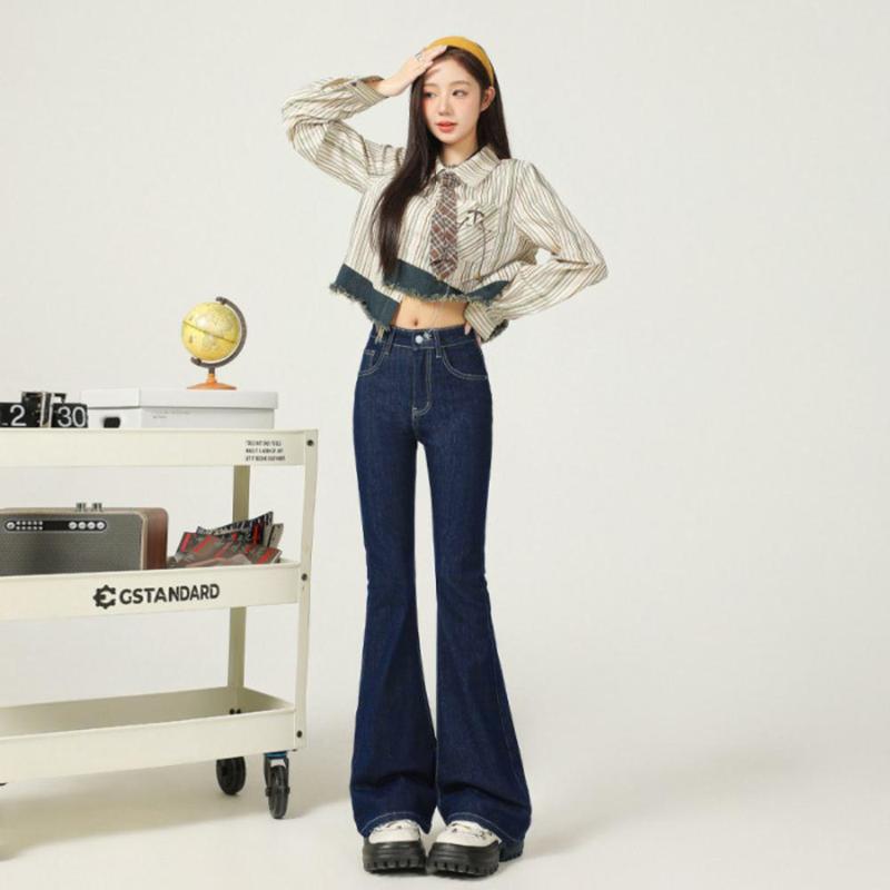 [MIAA] Quần Jean Nữ Ống Loe Cực Tôn Dáng - Chất Denim Co Giãn Không Phai Cao Cấp - Màu Đen, Xanh Đậm, Xanh Nhạt - Mã Q21, Q22 - Quần Bò Ống Loe Nữ / Women Jeans Pants Baggy | BigBuy360 - bigbuy360.vn