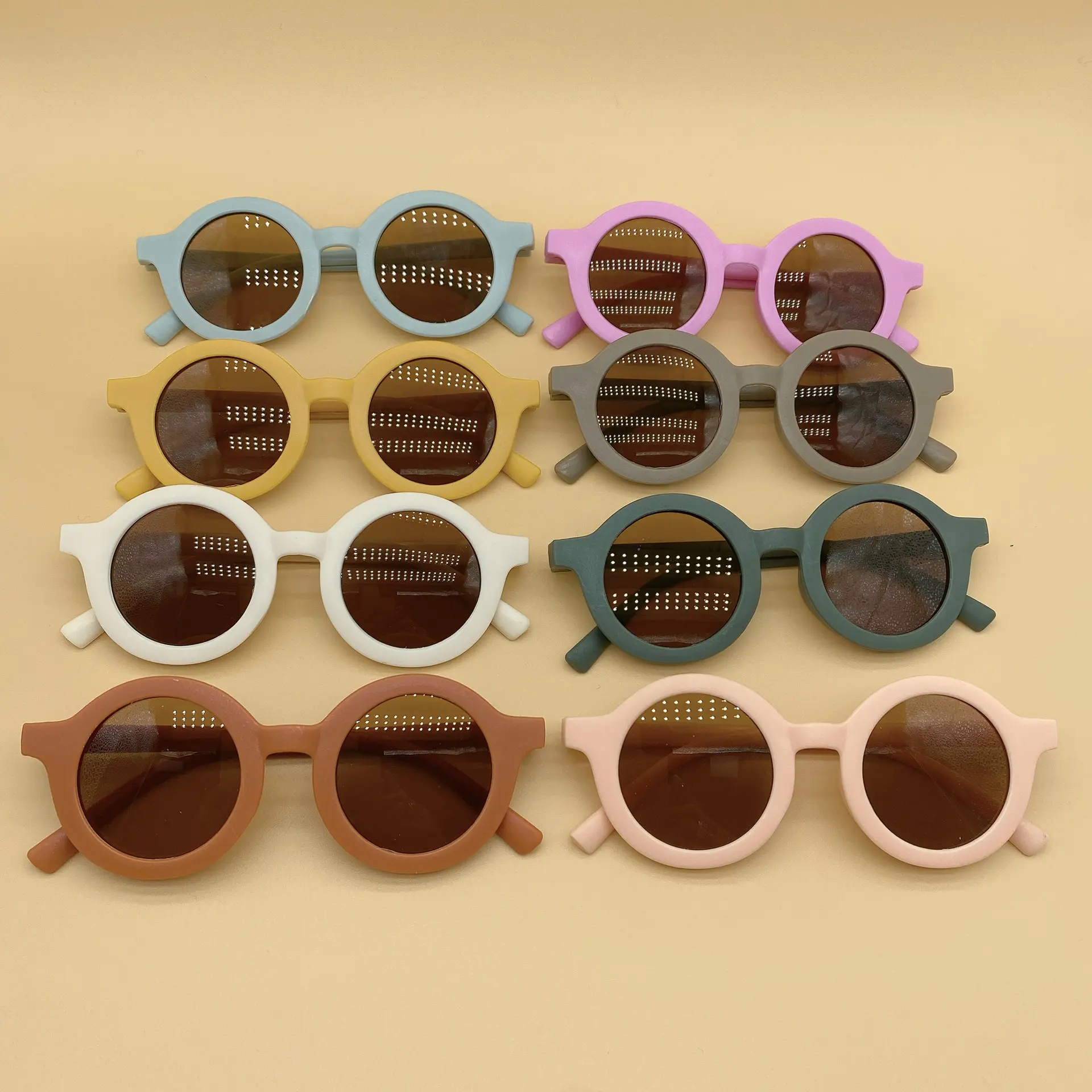 Children's Sunglasses Kids Sunglasses UV Protection Retro Fashion Cartoon Baby Sunshade Photo Catwalk Glasses