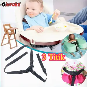 3 Titik Sabuk Pengaman Bayi Adjustable / Seat Belt Baby Chair Adjustable / Sabuk Kursi Makan Bayi Belt / Sabuk Kursi Bayi Pengaman Baby Untuk Penggunaan Harian