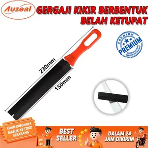Kikir Gergaji Flat 6 Inch Profesional - Alat Asah Gergaji Kayu Besi, Cocok Tukang Ahli