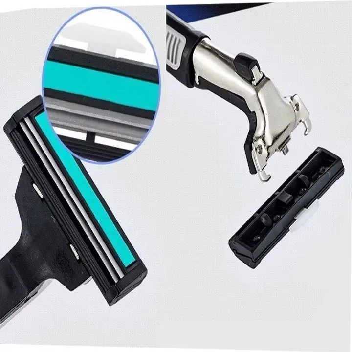 ￼Set dao cạo râu và 36 lưỡi dao kép chính hiệu Luxury, tặng kèm tuýp kem cạo râu, giúp bạn cạo không đau, sảng khoái 6