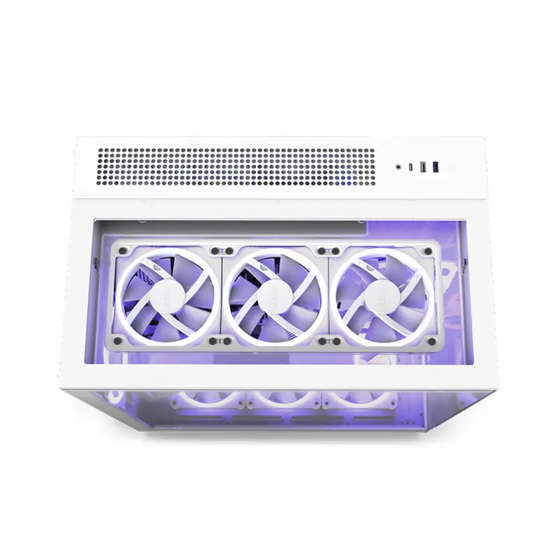 VỎ MÁY TÍNH NZXT H9 ELITE ALL BLACK/WHITE (ATX/ M-ATX/ ITX/ Thép/ Kính Cường Lực) 3