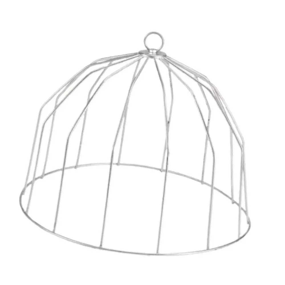 Chicken Treat Container Cover Poultry Breeding Supplies Easy to Use with Handle Chicks Feeding Tray Guard for feed Trough