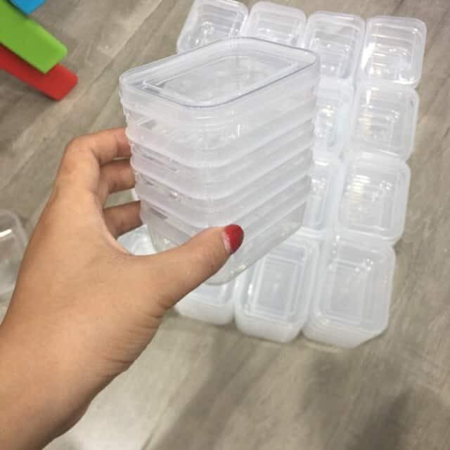  Combo 10 Hộp Trữ Đông Đồ Ăn Dặm cho bé 160ml 300ml 500ml 800ml Nhựa VIỆT NHẬT 