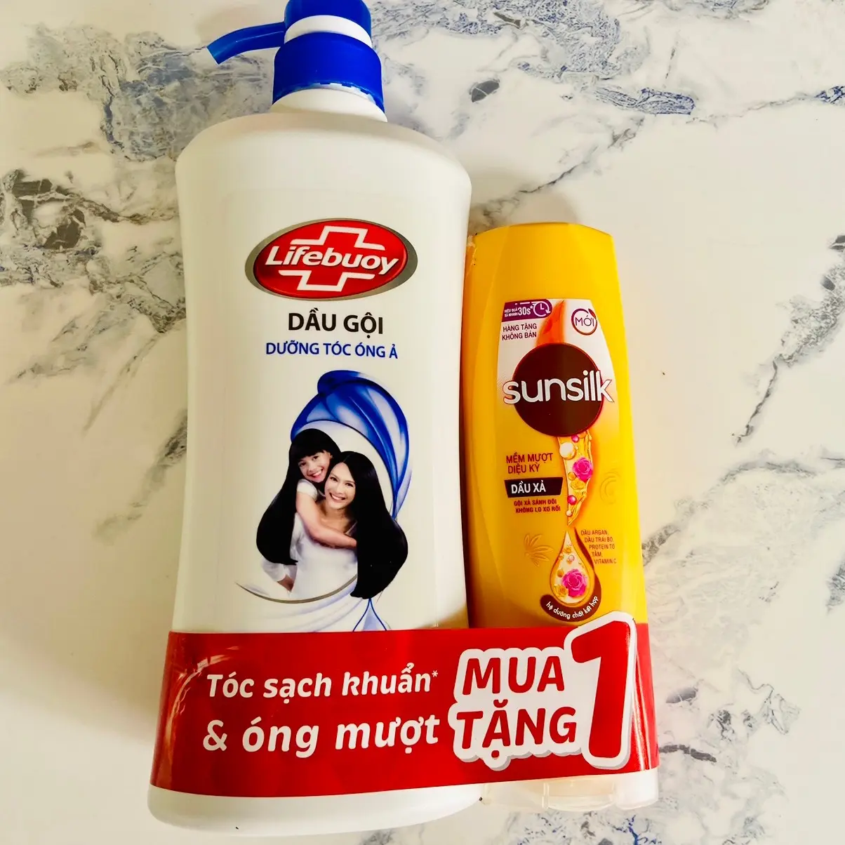 Dầu gội Lifebuoy xanh chai 640g tặng kèm chai 140g