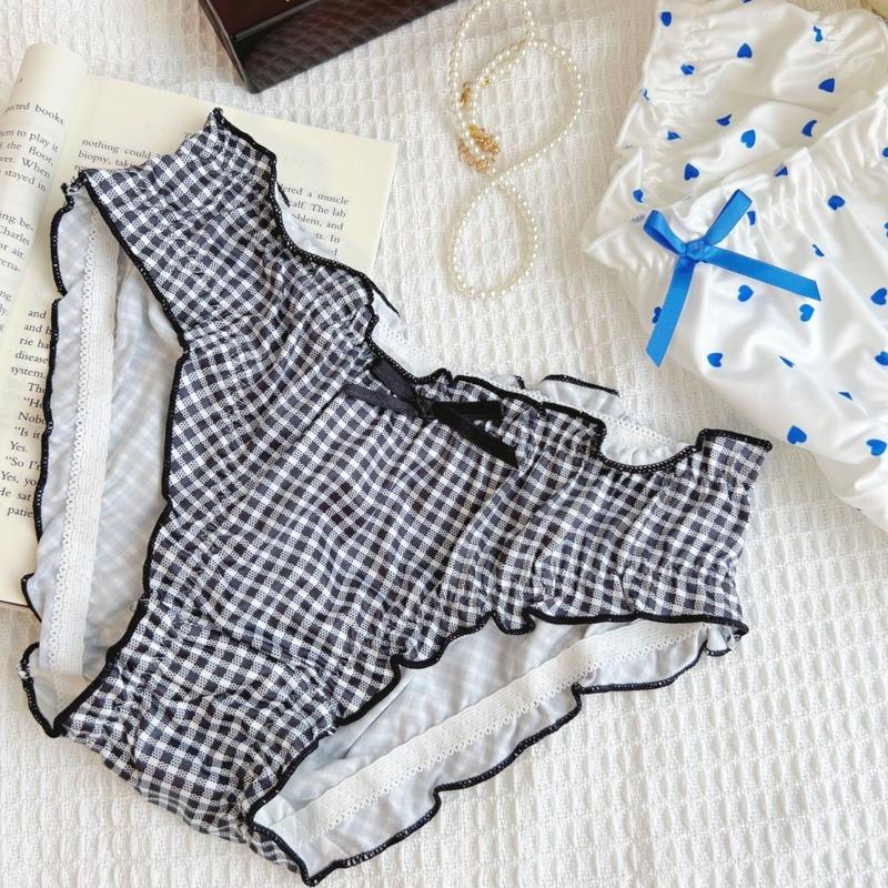 Đồ Lót Nữ, Ngoại Cỡ, Cạp Thường Co Giãn Cao, Phong Cách Gợi Cảm, MM Béo, Thiết Kế Dễ Thương, Chất Liệu Cotton Nguyên Chất, Đáy Quần, Hàng Mới Về, Phù Hợp Với Nữ 100kg 8