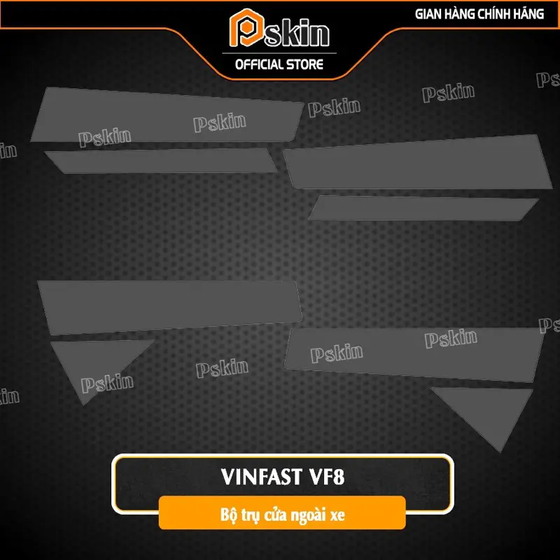 Bộ dán nội thất ô tô Vinfast VF8 PPF trong suốt Pskin chống xước, che mờ vết xước T-Home&More 7