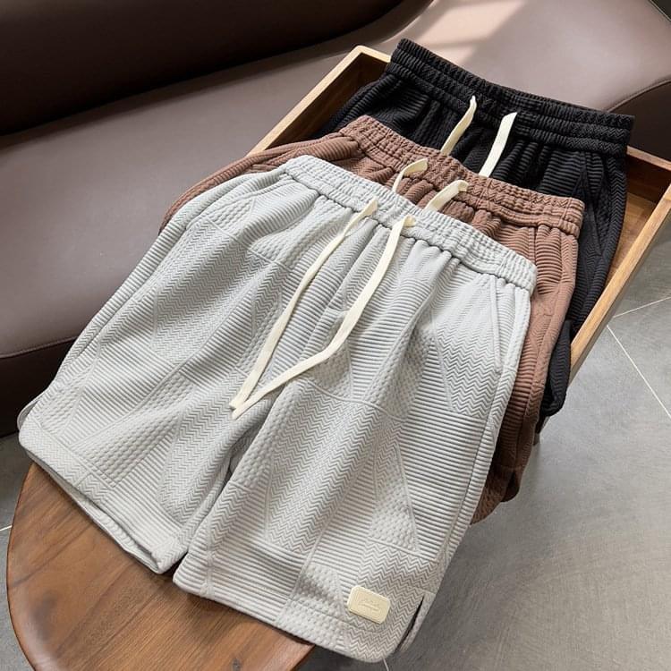 Quần Short vải Xốp chất vải dày dặn, thiết kế phong cách thời trang mặc nhà đi chơi thoáng mát thoải mái Menswear 3
