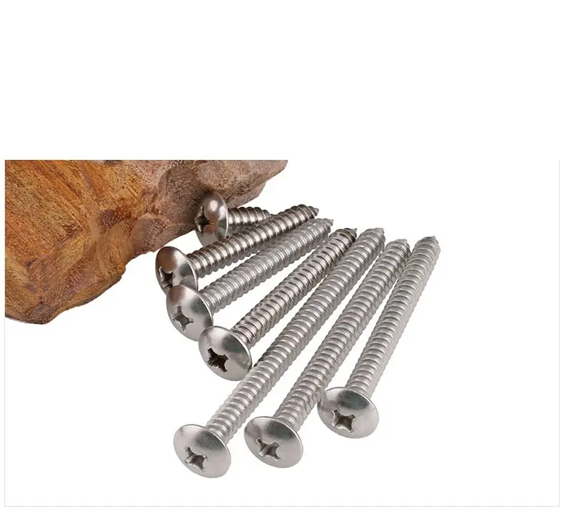 (INOX201) 50 cái Vít gỗ đầu dù M4,M5 inox201 M4-M5 6