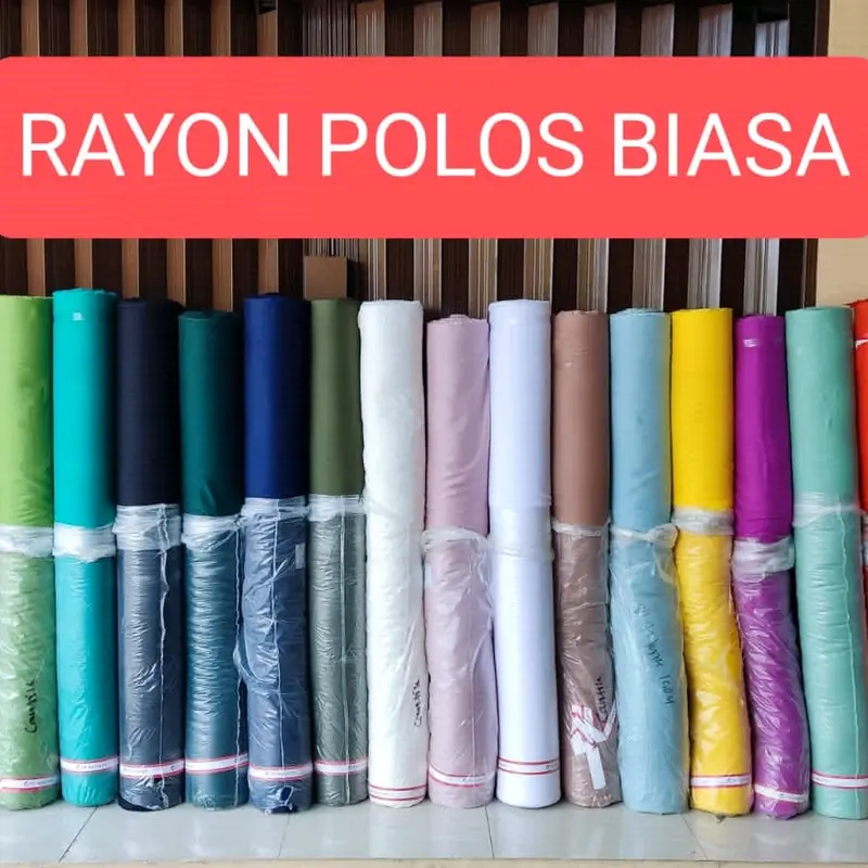 kain katun rayon viscose poloss premium(0,5meter) 0