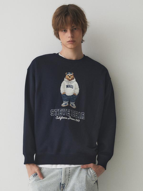 WHOAU Áo Sweater Steve Photo Sweatshirt_WHMWE4922U