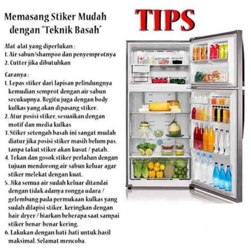 Stiker kompor 2 Tungku Standar Motip Bunga Ukuran 100 cm x 50 cm Cetak Sendiri 2