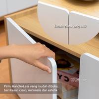 Gambar Melody Furniture - Meja Kopi Meja Tamu Estetik Minimalis - Nasu Coffee Table 80 cm dari Melody Furniture Kab. Malang 4 Tokopedia