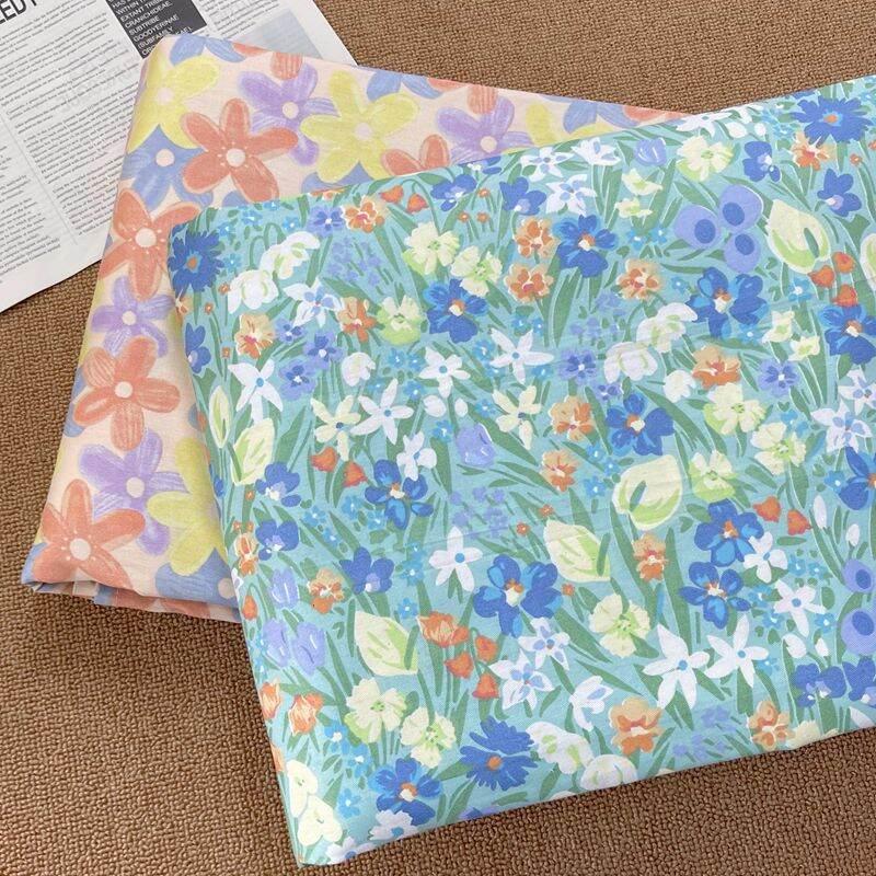 Product Introduction of Exported to UK Original Order 100% Pure Cotton Active Print Quilt Cover Four-Piece Set Single Double Duvet Cover Bed Sheets Pastoral Cotton 34