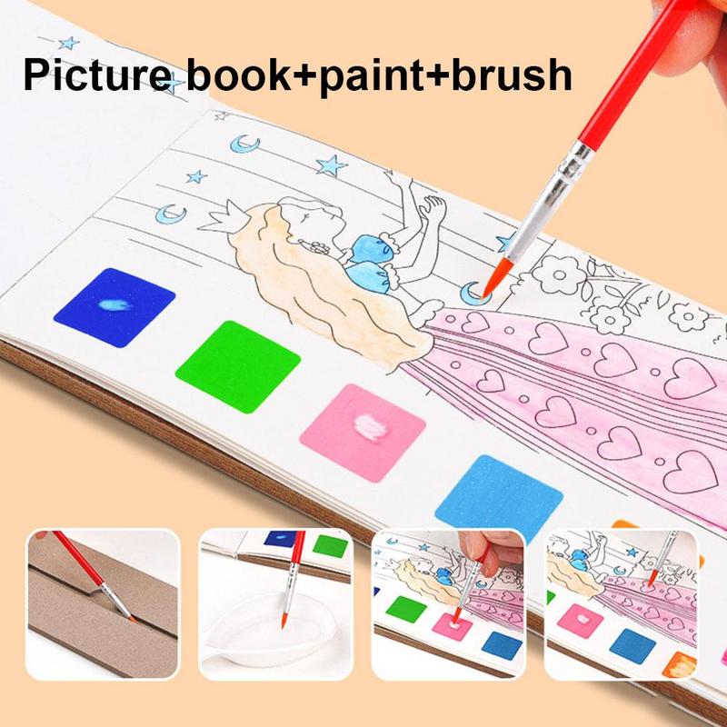 Product Introduction of Children's Note Pad Gouache Doodle Drawing Book Painting Painting Pen Kindergarten A7Y2 21
