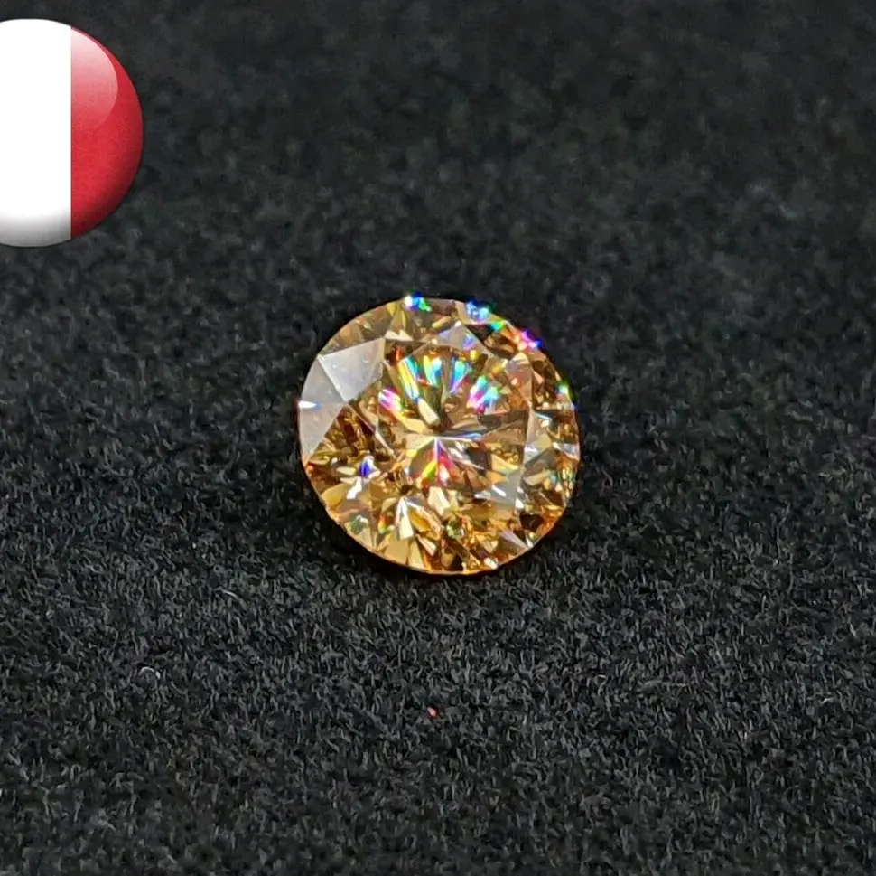 Kim cương nhân tạo Moissanite đá trang sức Moissanite hột xoàn nhân tạo Moissanite đá quý nhân tạo Nữ Vietnam Unisex Vietnam vn bảo hành của nhà cung cấp Sliver viên nhẫn
