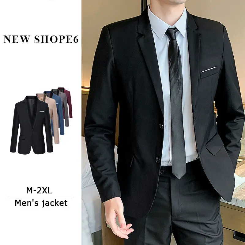 Áo Blazer Bộ Đồ Thường Ngày Dành Cho Nam Giới, Có 2 Màu (Nâu Và Đen), Cỡ M Và 2XL. Menswear Quần