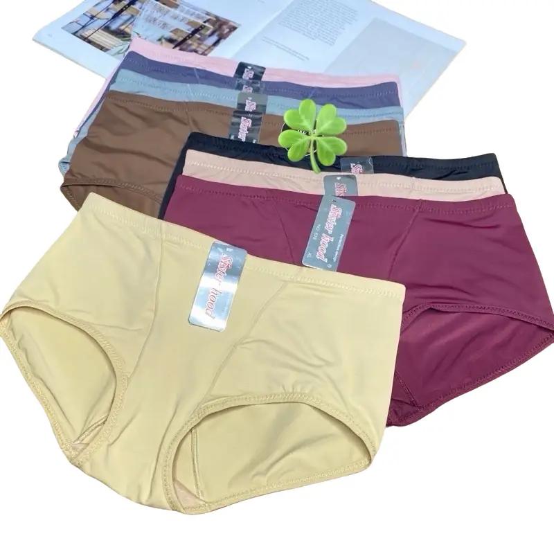 Quần lót nữ thun lạnh co giãn, nâng mông, che bụng dưới, nôi y Thái Lan 828 Sisterhood Nhung Voi