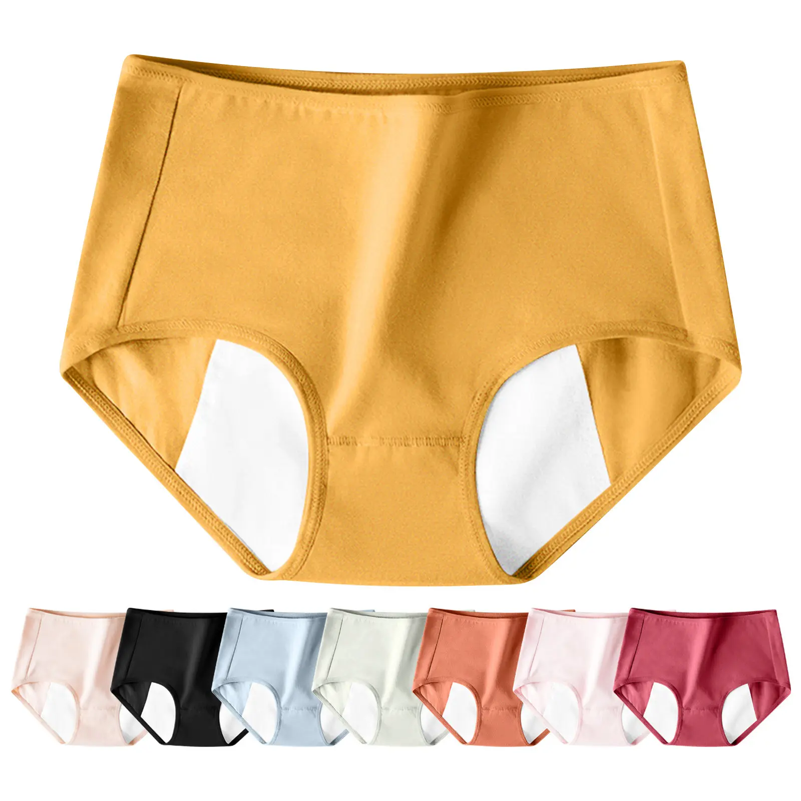 Women's mid-rise breathable women's menstrual underwear, women's underwear 2023