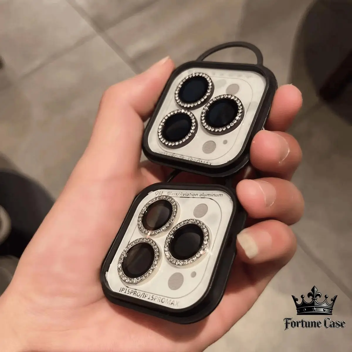 Bảo Vệ Ống Kính Máy Ảnh Kim Loại Lấp Lánh, Thiết Kế Sang Trọng, Tương Thích Với iPhone 17 11, 16, 15, 14, Plus 12, 13, Pro Max, Mini Lấp Lánh, HD Trong Suốt, Kính Cường Lực 9H, Vỏ Bảo Vệ Ống Kính Máy Ảnh
