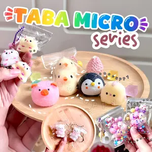 MOMOCUPPY super mini taba micro ayam hamster squishy tekstur kenyal lengket