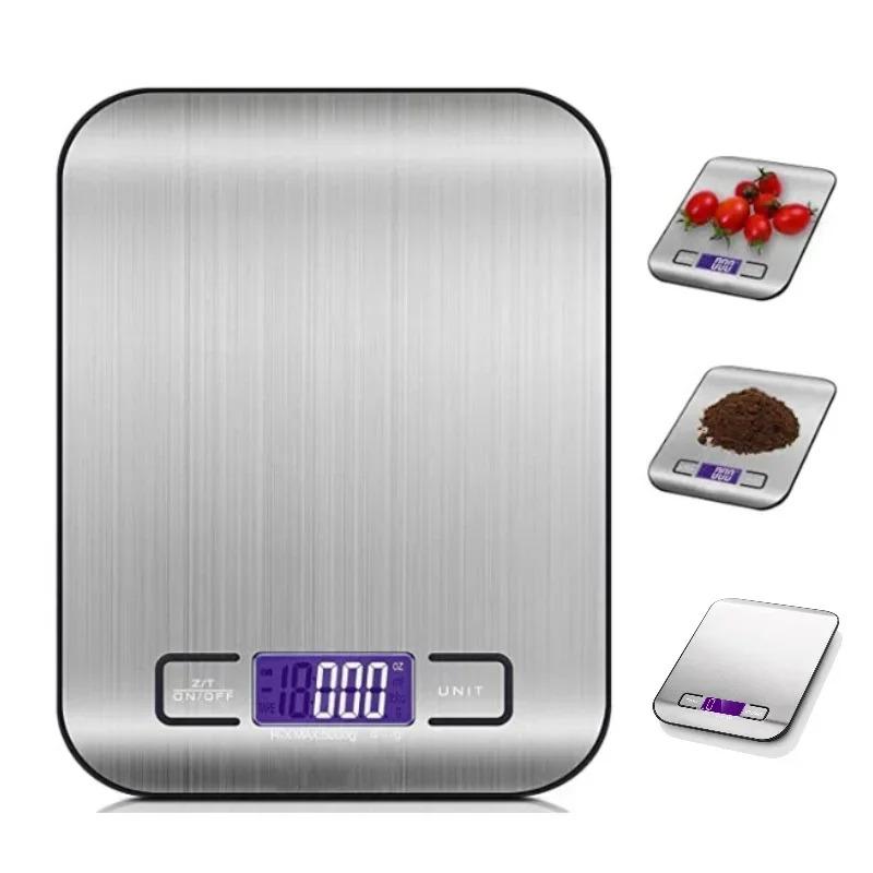 5/10KG Digital Kitchen Scale Stainless Steel Portable Kitche - TikTok ...