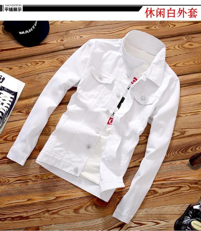 Product Introduction of Sut Lelaki Kasual, Rekaan Trend Asal, Gaya Musim Luruh dan Musim Bunga, Jaket Denim Slim Fit, Kacak dan Serba guna, Trend Baru 2024, Pakaian Kot, Sesuai untuk Lelaki 6