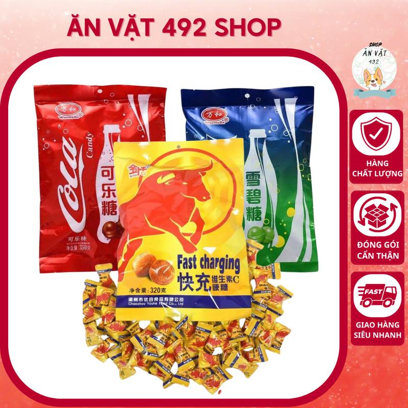   Sỉ  Kẹo viên ngậm vị bò húc tăng lực - Ăn Vặt 492 Shop 