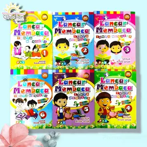 Paket Isi 6 Buku Lancar Membaca Tanpa Eja Full colour ORIGINAL