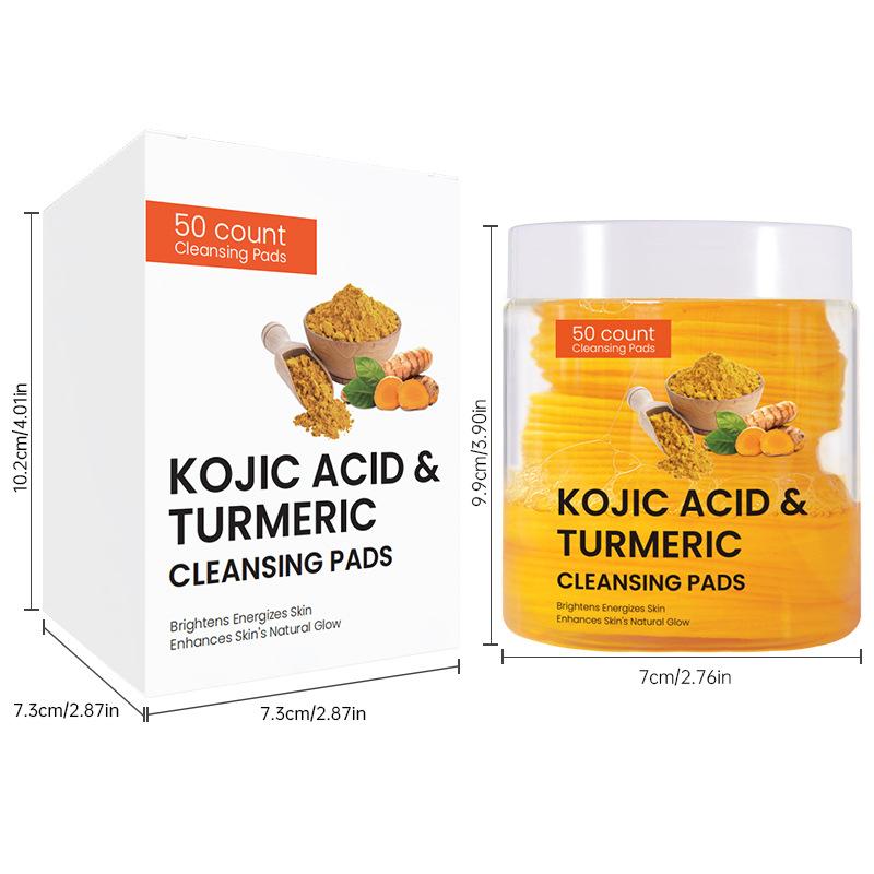 Product Introduction of Turmeric Cleansing Pads Turmeric Cleansing Pad Exfoliating Cleansing Facial Care Skincare Comfort 6