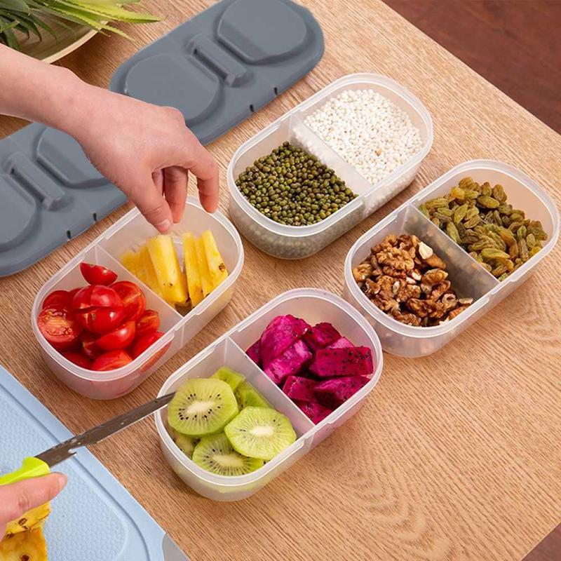 MOONBIFFY Wadah Makanan Plastik Food Storage Container Flip Top Lid - MO-17CM 4