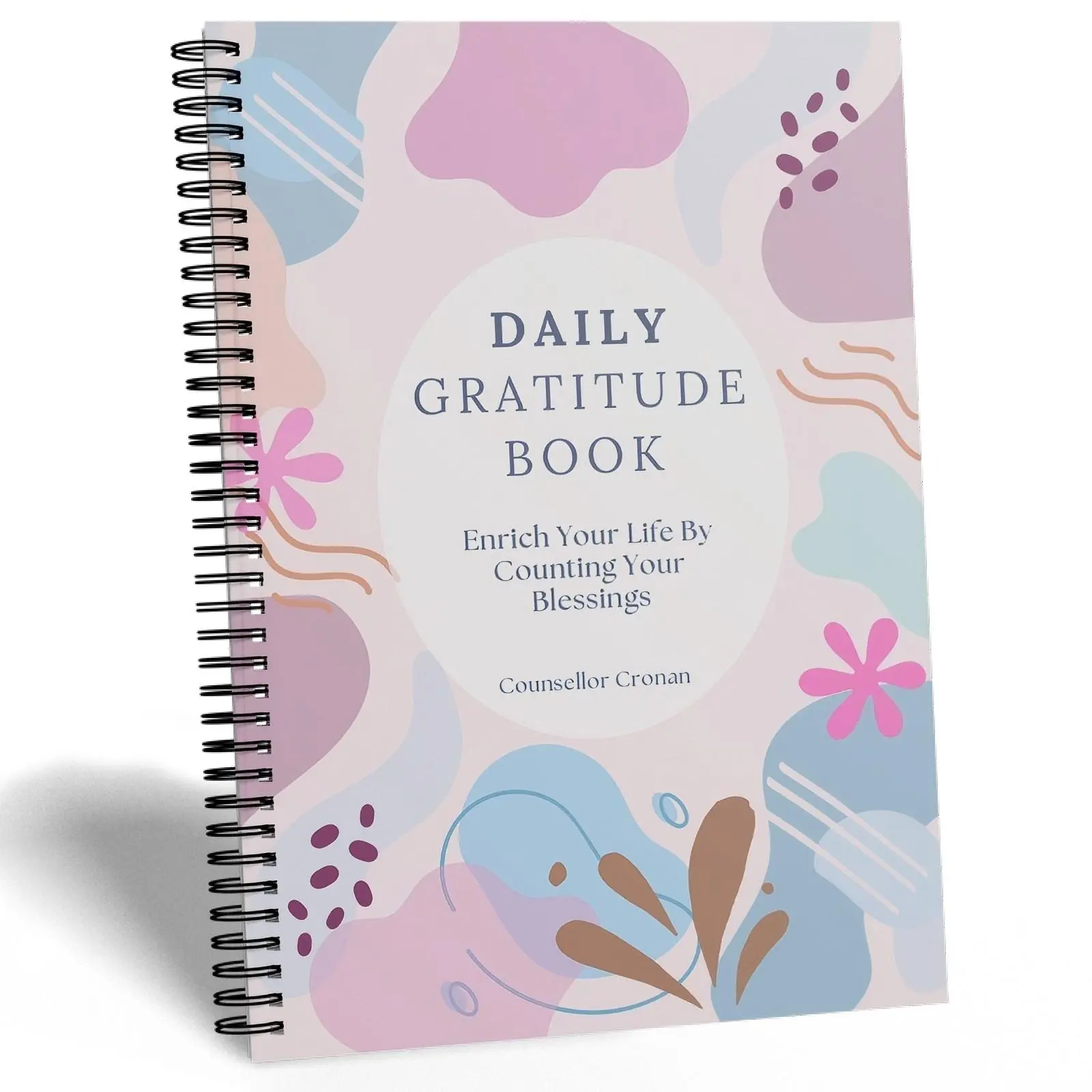 Gratitude Therapy Journal, Daily Gratitude Book, Self-care Planner, Mindfulness Journal, Positivity Journal, Gift for Women & Girls