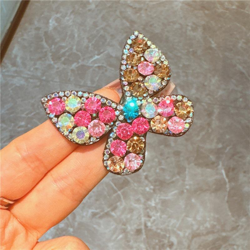 Product Introduction of Sweet Cool Butterfly BB Clip Fashion Shining Personalized High Quality Hairpin Exquisite Light Luxury Advanced Sense Gifts Headwear 26