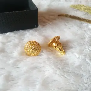 Anting alpaka motif kelambi