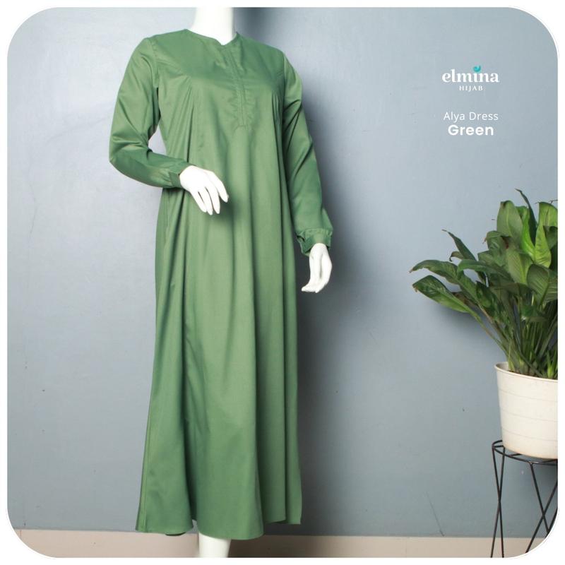 Product Introduction of Gamis polos Gamis toyobo Gamis busui Alya Series by elmina Muslim 8