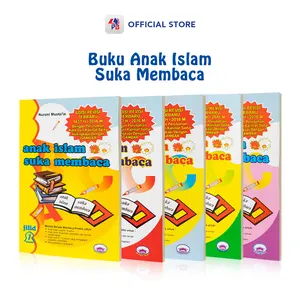 Buku Anak Islam Suka Membaca Jilid 1 2 3 4 5 PAUD TK Buku anak Usia 2 3 4 tahun Books / Pustaka Amanah PAM - PAM