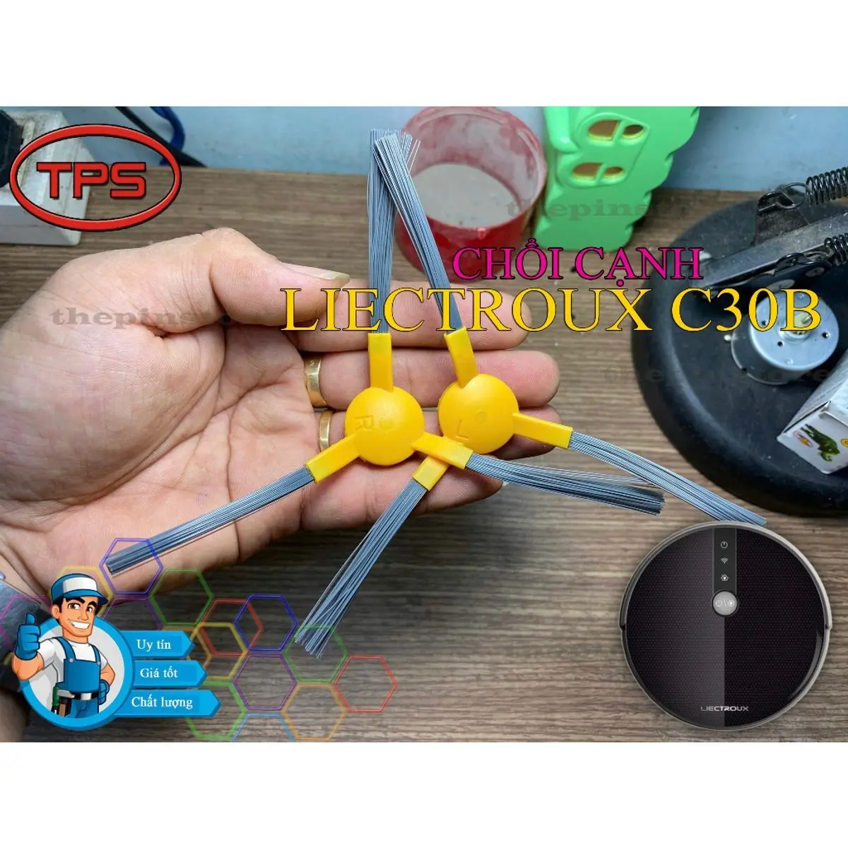 CHỔI CẠNH ROBOT HÚT BỤI LIECTROUX C30B ( 1 CẶP )