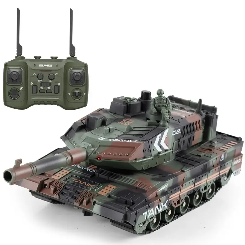 2.4G Tracked Simulation Remote Control Tank Water Bomb Spray Remote Control Vehicle War Armored Vehicle Model Children Toy Gift