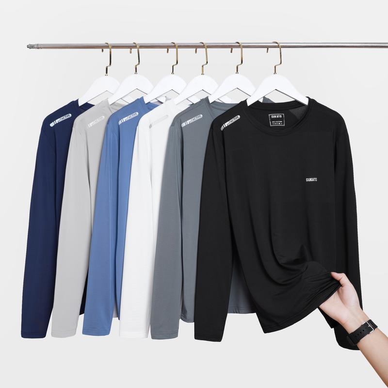 [Combo 3 chiếc] Áo thun dài tay nam thu đông giữ nhiệt Co Giãn 4 chiều Form Regular Fit