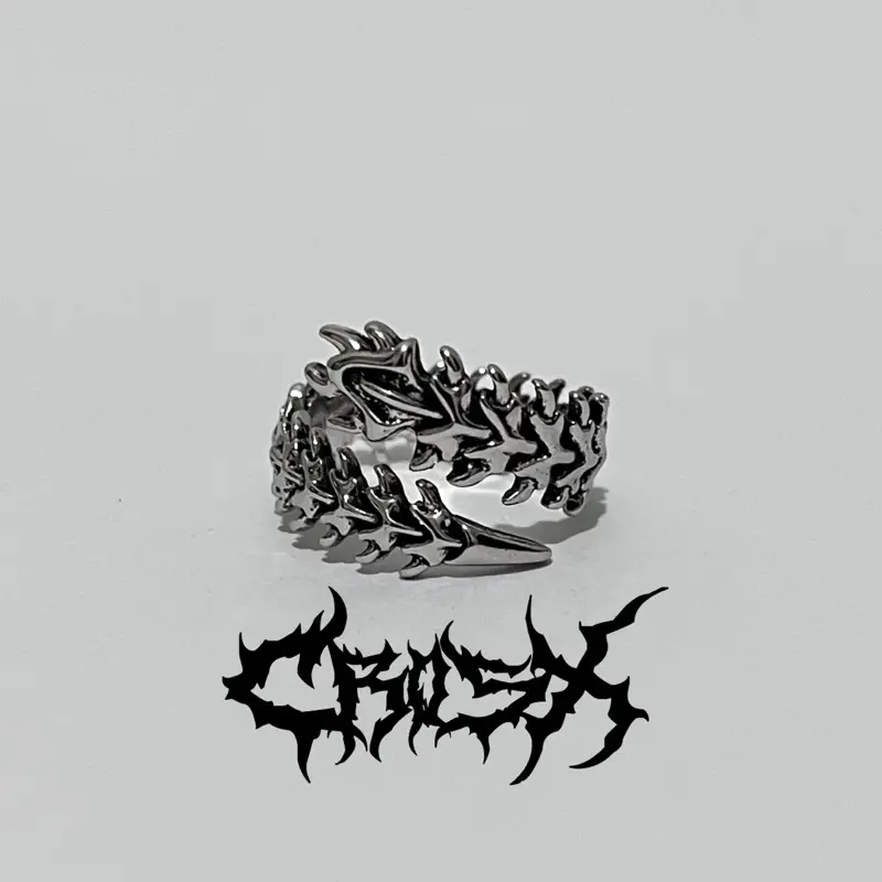 KELANG RING / MEDUSA RING / SNAKE RING / CINCIN ULAR CINCIN HITAM SILVER / COUPLE RING CINCIN COUPLE KOREAN STYLE RING CINCIN STYLE KOREA CINCIN AESTHETIC RING CINCIN TITANIUM CINCIN STAINLESS STEEL CINCIN PRIA CINCIN WANITA HIP HOP PUNK RETRO VINTAGE