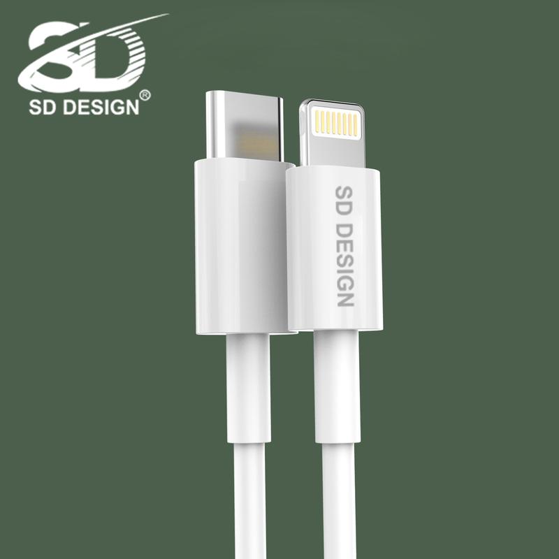  Cáp sạc nhanh 20w chính hãng SD Design L10 Type C Sang Lighting sạc ổn định cho điện thoại ip 6 đến 14 pro max Sạc Điện Thoại Phụ Kiện 