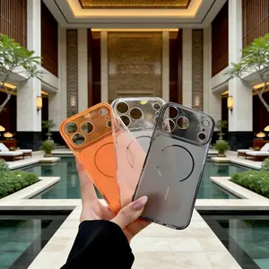 【Baru】Soft Slim Matte Case Anti Sidik Jari untuk iPhone 17/16/15/14/13/12/11 (Pro/Max/Plus) - Banyak Pilihan Warna 1TMSC