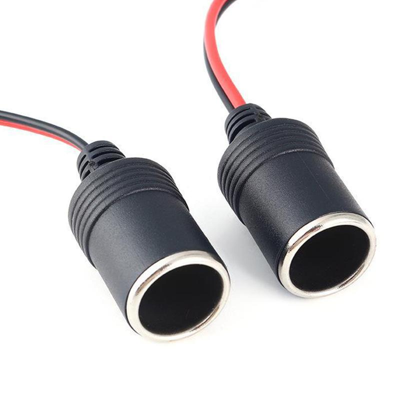 Product Introduction of KEBETMEE 12V car charger cable 10A/15A/20A female socket connector adapter 9