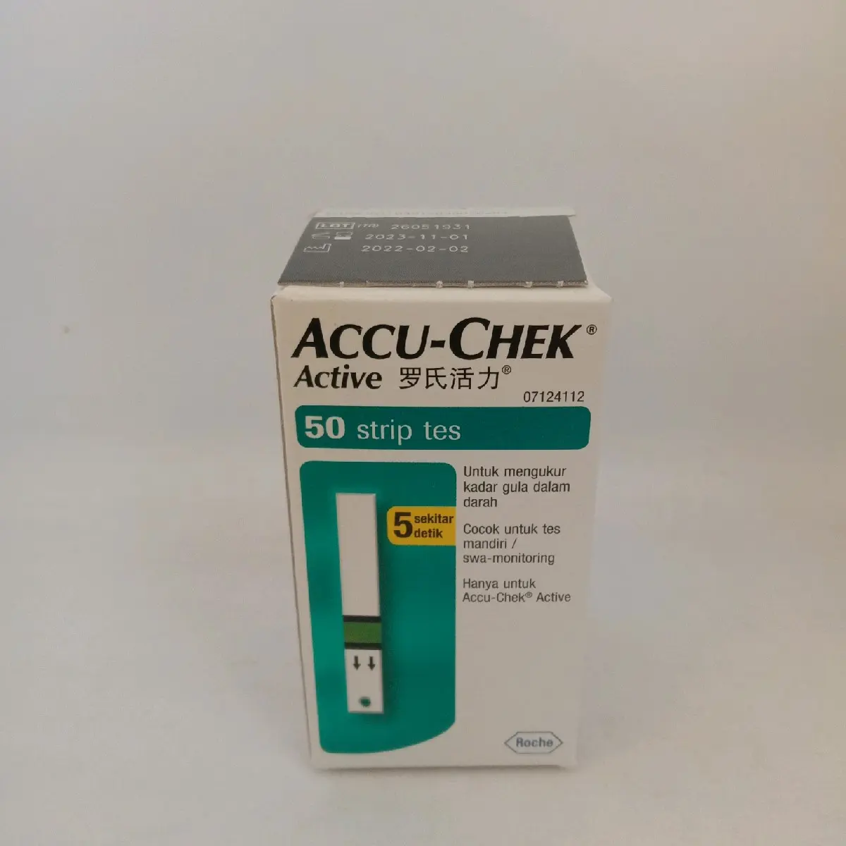 Accu chek active strip isi 50 pcs