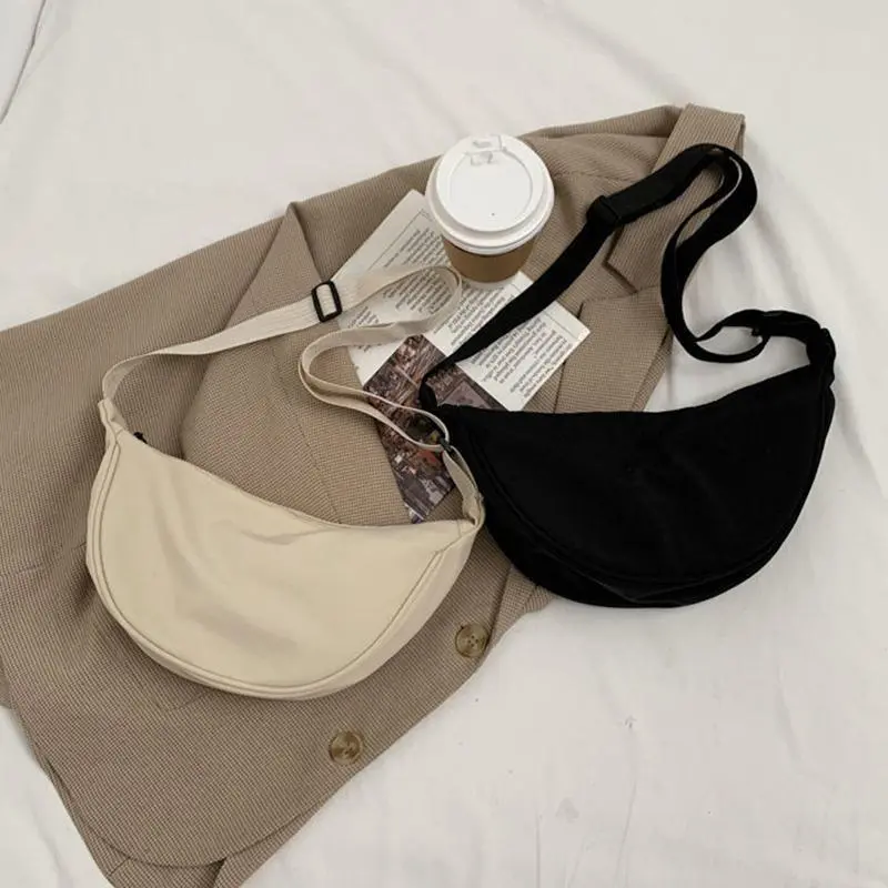 Túi Messenger, Chất Liệu Nylon, Nhẹ, Túi Kẹp Nách, Thiết Kế Đơn Giản, Túi Đeo Vai, Chất Liệu Vải Bố Bag Nữ 7