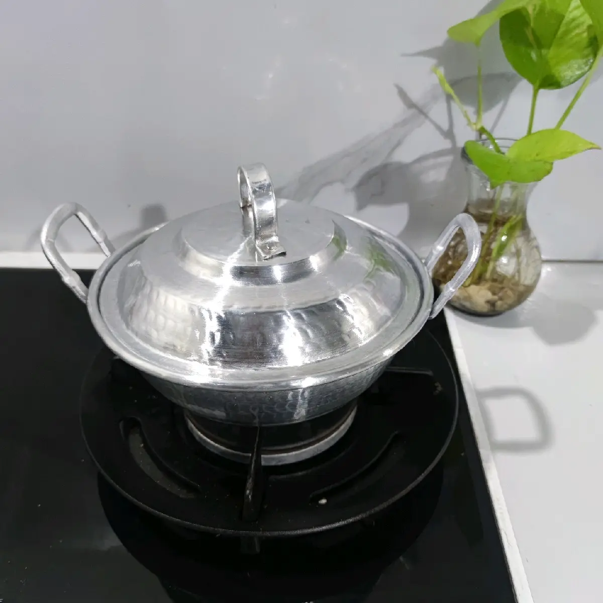 wajan tutup citel 20 cm alumunium tempa tebal anti karat anti lengket Alat Dapur Kitchenware